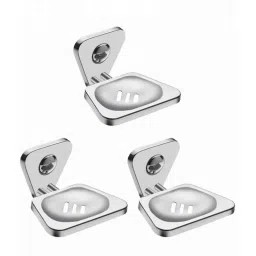 Abyss ABDY-0820 Glossy Finish Stainless Steel Soap Dish (Pack of 3)-image-48