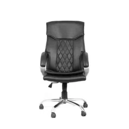 High Living Saga Black Leatherette High Back Office Chair-40