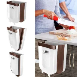 iLife 9.84x6.89x11.42inch Vertical Folding Trash Can-picture-11