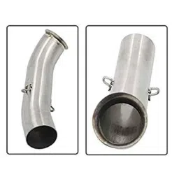 Meenu Arts Middle Bend Pipe (Stainless Steel) for KTM RC 390/ KTM Duke 125/ KTM Duke 250/ KTM Duke 390 (2017-2018 Models) T-16-13