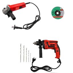Hillgrove HGCM18M1 4 inch Metal Angle Grinder With 13mm Drill Machine with 5 Drill Bits Set-22