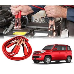 Auto Pearl 700Amp 5m Red Car Auto Battery Booster Jumper Cables with Alligator Wire Clamp for TUV 300, Size: Free-23