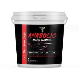 Muscle Performance 5kg Coockies &a; Cream Anabolic Mass Gainer with High Protein, High Carbs, Added Vitamins, Probiotics, Enzymes, 40g Protein, 680 Calories &a; 3g Creatine-38