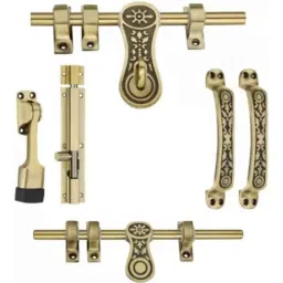 Urim Flame Zinc Brown Matt Finish Door Accessory Kit, FLAME-KIT-AB-17