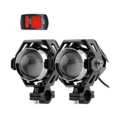 AllExtreme EXU5FW2 2 Pcs 10W U5 White CREE LED Driving Fog Light in Aluminum Body with Switch &a; Mounting Bracket Set-picture-12