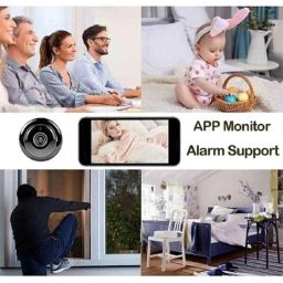 AUSHA C2 2MP 1080p FHD Plastic Wireless CCTV Camera with Night Vision, Smart Motion Detection, Mobile Connection &a; Two Way Audio image 3