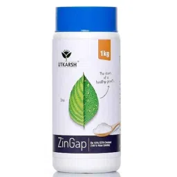 Utkarsh ZinGap 1kg Zn 12% EDTA Chelated 100% Water Soluble Foliar Spray Fertilizer-picture-3