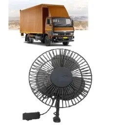SureStrive Kobra 6 inch 12V Plastic High Speed Single Head Dashboard Auto Cooling Air Fan for Tata LTR 1009g All Model-picture-28