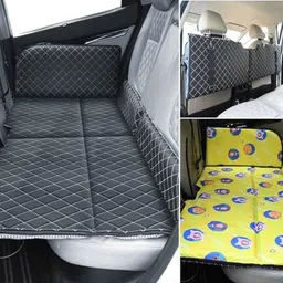 AllExtreme S30 Yellow &a; Black 2-in-1 Foldable Double-Sided Non Inflatable Car Bed Mattress for Kids &a; Adults Travel Trips Camping &a; Picnic-23