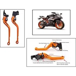 AOW Bajaj Series Clutch and Brake Levers - 6 Positions Adjustable levers for Bajaj Pulsar 220-11