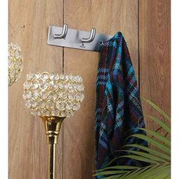 Voltizi 8 Pcs 2 Leg Stainless Steel 304 Grade Satin Finish Wall Mounted Robe Hook Set-image-65