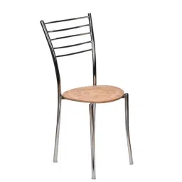 Teal 150kg Wood &a; Iron Brown Neon Visitor Chair, 19002322-picture-14