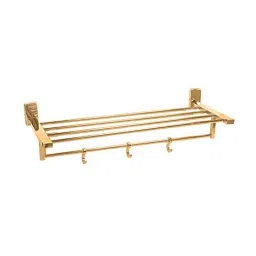 Aquieen Luxury Series 24 inch Stainless Steel 304 Gold Towel Rack-image-35