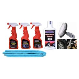 Indopower Ff1140 1Pc Car Cloth, Leather Shiner Spray, Dashboard Shiner Spray, TyreShiner Spray, Scratch Remover 200 g, All Tyre Cleaning Brush Kit, AHh1144-image-80