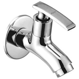 Mysis M-DE-01 Desire Brass Chrome Finish Bib Cock with Wall Flange-image-50