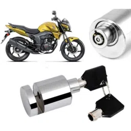 Auto Pearl Stainless Steel Silver Heavy Duty Anti Theft Motorcycle Disc Brake Lock, Lock-190-picture-35