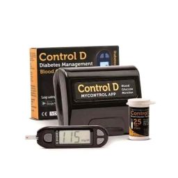 Control D Blood Glucometer with 25 Pcs Test Strips-50