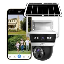 Godrej Ace Pro 3MP+3MP Smart Dual Lens PTZ 4G Sim Camera with 10X Zoom, Night Vision, Two Way Audio, Human/Motion Detect &a; Support SD Upto 256GB-30