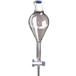 Glassco 250ml Boro 3.3 Glass Gilson Dropping Funnel with PTFE Stopcock, 160.202.03-25