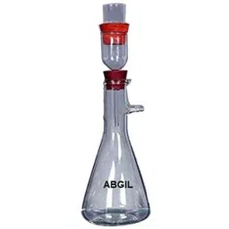 ABGIL 250ml Borosilicate Glass Filtering Apparatus with Filter Flask, ABG1148-1