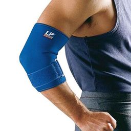 LP Support 723 Nylon &a; Neoprene Blue Tennis Elbow Support with Strap, Size: XL-31