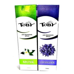 Toby 2 Pcs 270ml Lavender &a; Musk Long Lasting Fragrance Air Freshener Spray Set-image-59