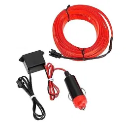 Kozdiko 12V 5m Red Car Interior Decor Neon Strip Light for Volkswagen Cross Polo-picture-35