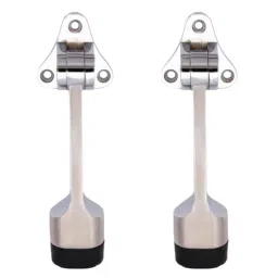 Atom DS003 Chrome Plated Silver Satin Finish Door Stopper (Pack of 2)-image-47