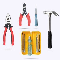 Hillgrove HGCM314M1 8 inch Heavy Duty Grip Combination Lineman Plier &a; Wire Cutter, Line Tester, Hammer &a; 5-in-1 Screwdriver Combo, HGCM588 image 3