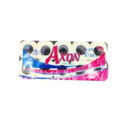 Axon Super 175 Pulls 10x10cm 2 Ply 10-in-1 Toilet Paper Roll, ASP10 (Pack of 10)-2