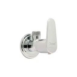 Oleanna OBFNA02 Brass Silver Chrome Finish Angle Cock with Wall Flange-image-91