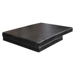Smart Care HF05 Two Fold Black Rexine Single Size Mattress for Fowler Bed-picture-44