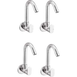 IRIS Ocean Brass Chrome Finish Sink Cock (Pack of 4)-image-62