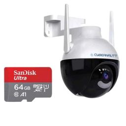 Cybernautt X9K-B 2MP Full HD Battery Powered Smart WiFi Camera with Night Vision, Human Detect, Anti Freeze, 2 Way Audio &a; Free 64GB Memory Card-12