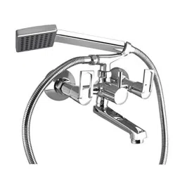 10X WM-71240 Brass 2 in 1 Wall Mixer for Bathroom with Crutch &a; Hand Shower &a; 1m Tube-27