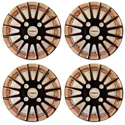 Prigan 4 Pcs 12 inch Polypropylene Black &a; Copper Wheel Cover Set for Maruti Suzuki Alto 800, Camry1-Copper-12-Alto800-picture-38
