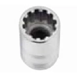 De Neers M12 1/2 inch Square Drive Female Spline Socket, Size: 12 mm-picture-1