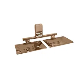 Aquieen Compel Stainless Steel 304 Rose Gold Wall Mounted 2 In 1 Soap Dish-image-42