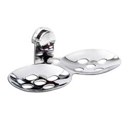 IRIS Stainless Steel Double Soap Holder for Bathroom-image-4
