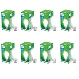Philips Full Glow 12W B22D 6500K Crystal White Glass LED Bulb (Pack of 8)-3