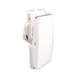 Schneider Electric 6A Opale 1-Way Flush Mounted White Switch, X1001WH (Pack of 20)-46