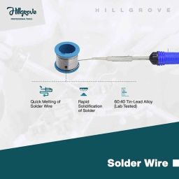Hillgrove HGCM421M1 25W Flat Tip Mobile Soldering Iron Equipment Tool Kit &a; Digital Multimeter Combo, HGCM720 image 5