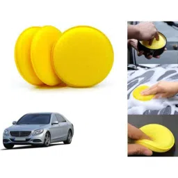 Auto Pearl Polyurethane Beige Washing &a; Waxing Polish Foam Sponge for S Class (Pack of 3)-picture-19