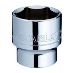 Stanley 1/4 inch 5mm 6 PT Chrome Vanadium Steel Standard Hexagonal Drive Socket, STMT72875-8B (Pack of 18)-75