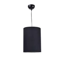Tucasa Iron Cylindrical Shaped Pendent Light with Black Shade, HG-31-image-67