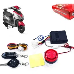 Auto Pearl 12V Black Two-Way Anti Theft Motorcycle Alarm Kit with 2 Pcs Remote for Legend-picture-31