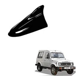Auto Pearl ABS Black Universal Replacement Shark Fin Car Roof Antenna For Maruti Suzuki Gypsy King-image-25