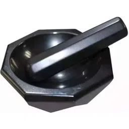 Rasayan 4 inch Agate Black Mortar &a; Pestle, 46203-21
