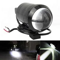 AOW U1 LED Motorycle Fog Light Bike Projector Auxillary Spot Beam Light (Black, 1 Pc) for Bajaj Avenger Cruise 220-14