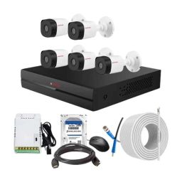 CP Plus 2.4MP Indoor &a; Outdoor CCTV Combo Kit with 8Ch DVR, 5 Bullet Camera, 8Ch SMPS, 70m Copper Cable, 2TB HDD &a; Connectors-14